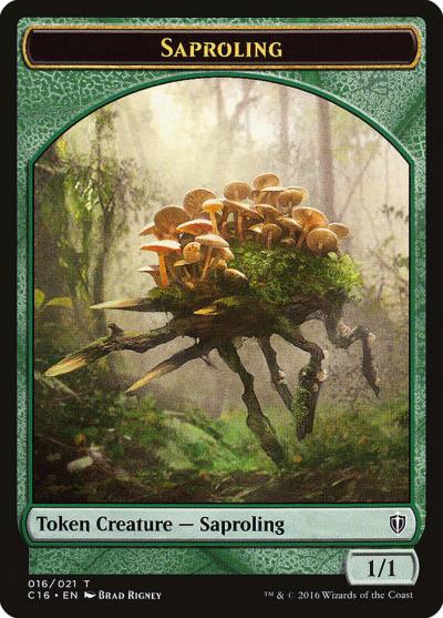 Saproling TC16-16 Commander 2016 Tokens Magic card