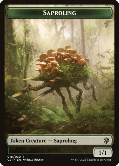 Saproling TC21-18 Commander 2021 Tokens Magic card