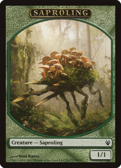 Saproling TDDJ-1 Duel Decks: Izzet vs. Golgari Tokens Magic card