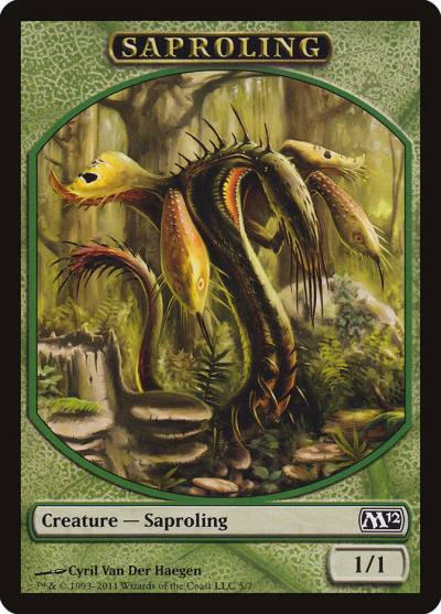 Saproling TM12-5 Magic 2012 Tokens Magic card