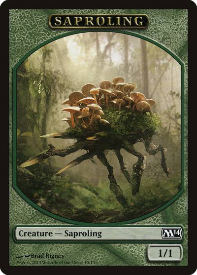 Saproling TM14-10 Magic 2014 Tokens Magic card
