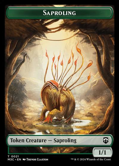 Saproling TM3C-21 Modern Horizons 3 Commander Tokens Magic card