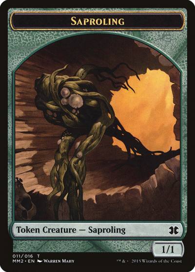 Saproling TMM2-11 Modern Masters 2015 Tokens Magic card