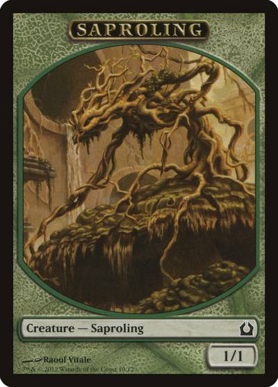 Saproling TRTR-10 Return to Ravnica Tokens Magic card