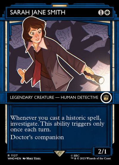 Sarah Jane Smith WHO-1127 Doctor Who Magic card