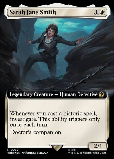 Sarah Jane Smith WHO-938 Doctor Who Magic card