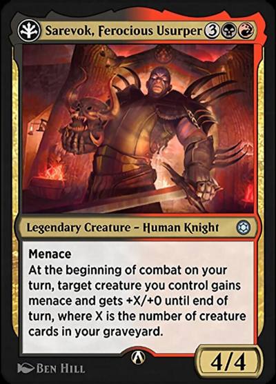 Sarevok, Ferocious Usurper HBG-9R Alchemy Horizons: Baldur's Gate Magic card