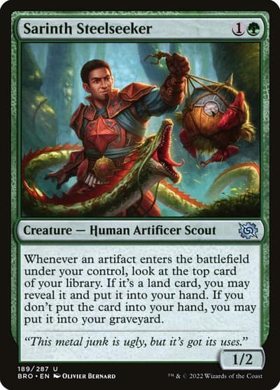 Sarinth Steelseeker 189 The Brothers' War Magic card