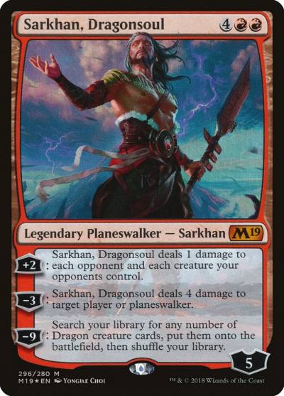 Sarkhan, Dragonsoul M19-296 Core Set 2019 Magic card