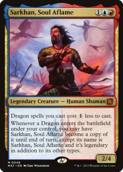 Sarkhan, Soul Aflame MAT-46 March of the Machine: The Aftermath Magic card