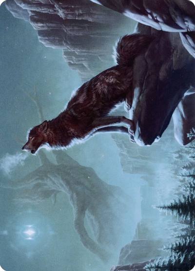 Sarulf's Packmate // Sarulf's Packmate AKHM-51 Kaldheim Art Series Magic card