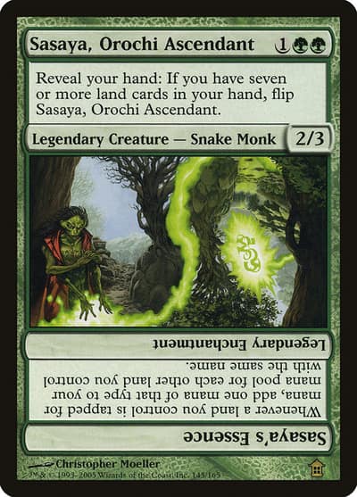 Sasaya, Orochi Ascendant // Sasaya's Essence 145 Saviors of Kamigawa Magic card