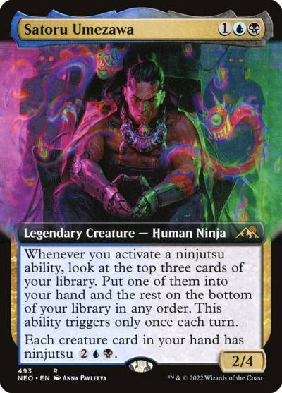 Satoru Umezawa NEO-493 Kamigawa: Neon Dynasty Magic card