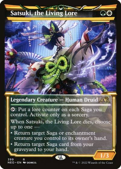 Satsuki, the Living Lore NEO-399 Kamigawa: Neon Dynasty Magic card