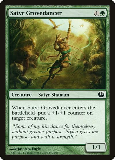 Satyr Grovedancer 139 Journey into Nyx Magic card