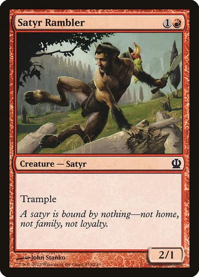 Satyr Rambler THS-139 Theros Magic card