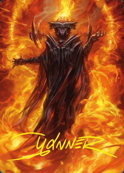 Sauron, the Dark Lord // Sauron, the Dark Lord ALTR-21 Tales of Middle-earth Art Series Magic card