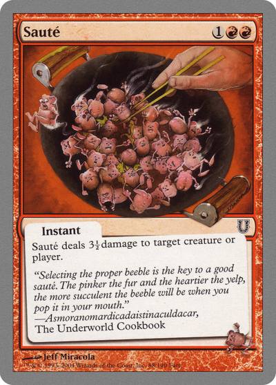 Sauté UNH-88 Unhinged Magic card