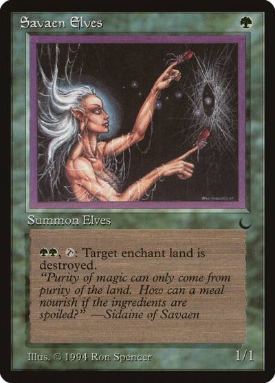 Savaen Elves 84 The Dark Magic card