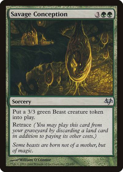 Savage Conception EVE-75 Eventide Magic card