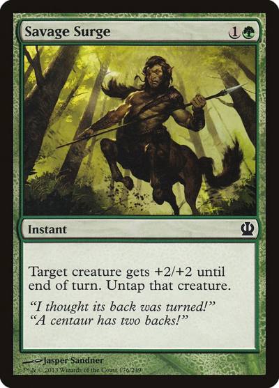 Savage Surge THS-176 Theros Magic card
