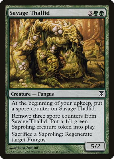 Savage Thallid 213 Time Spiral Magic card