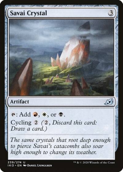 Savai Crystal IKO-239 Ikoria: Lair of Behemoths Magic card