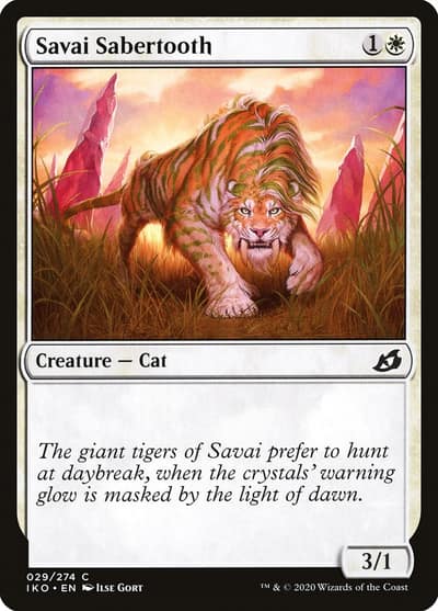 Savai Sabertooth 29 Ikoria: Lair of Behemoths Magic card