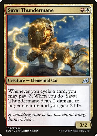 Savai Thundermane 205 Ikoria: Lair of Behemoths Magic card