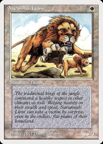 Savannah Lions SUM-39 Summer Magic / Edgar Magic card