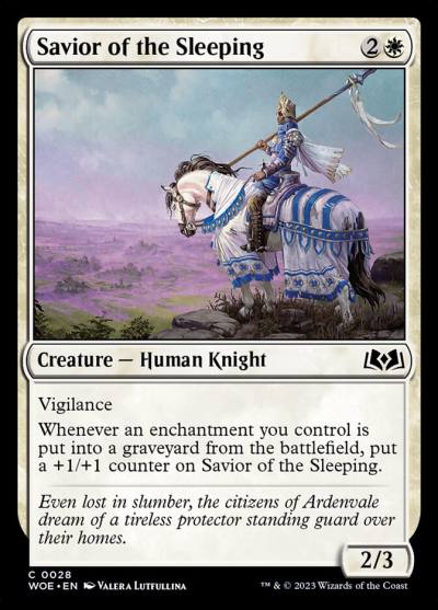 Savior of the Sleeping 28 Wilds of Eldraine Magic card