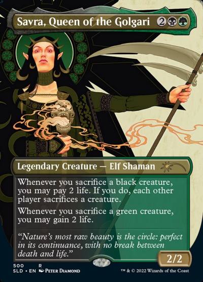 Savra, Queen of the Golgari SLD-500 Secret Lair Drop Magic card