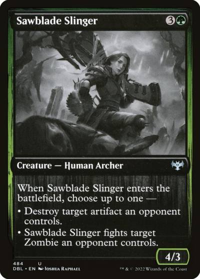Sawblade Slinger DBL-484 Innistrad: Double Feature Magic card