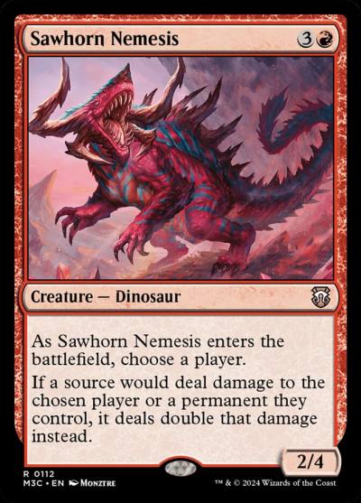 Sawhorn Nemesis M3C-112 Modern Horizons 3 Commander Magic card