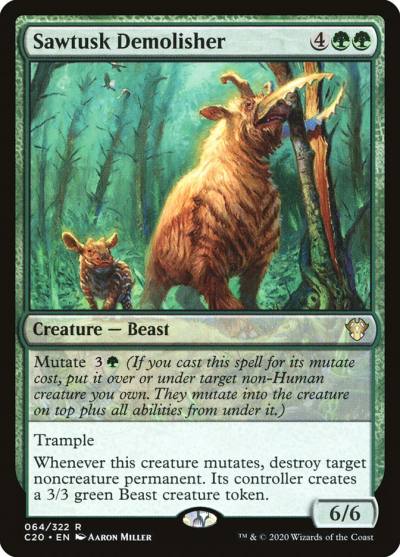 Sawtusk Demolisher C20-64 Commander 2020 Magic card