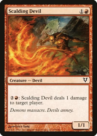 Scalding Devil 155 Avacyn Restored Magic card