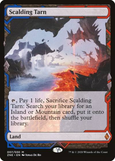 Scalding Tarn ZNE-7 Zendikar Rising Expeditions Magic card