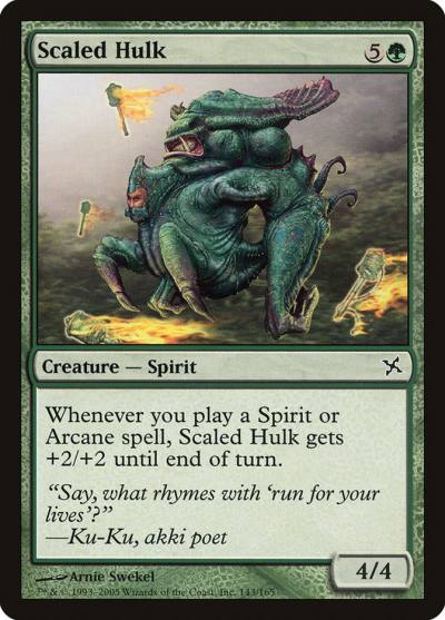 Scaled Hulk 143 Betrayers of Kamigawa Magic card