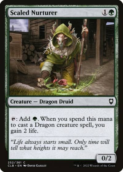 Scaled Nurturer CLB-252 Commander Legends: Battle for Baldur's Gate Magic card