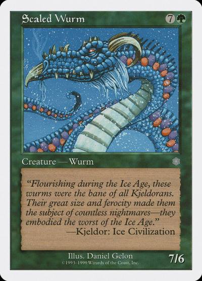 Scaled Wurm BRB-65 Battle Royale Box Set Magic card