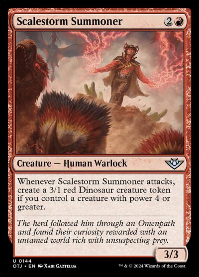 Scalestorm Summoner OTJ-144 Outlaws of Thunder Junction Magic card