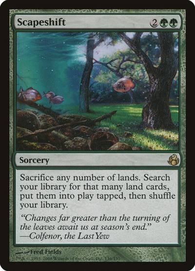 Scapeshift MOR-136 Morningtide Magic card
