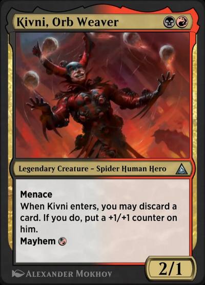 Scarlet Spider, Kaine OM1-141 Through the Omenpaths Magic card