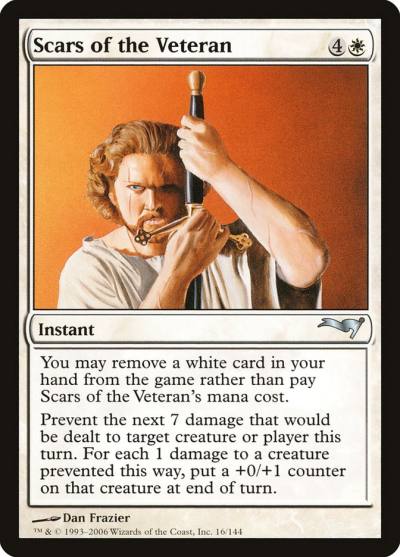Scars of the Veteran CST-16 Coldsnap Theme Decks Magic card