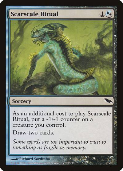 Scarscale Ritual SHM-175 Shadowmoor Magic card