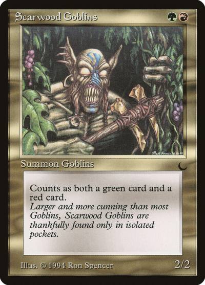 Scarwood Goblins DRK-94 The Dark Magic card