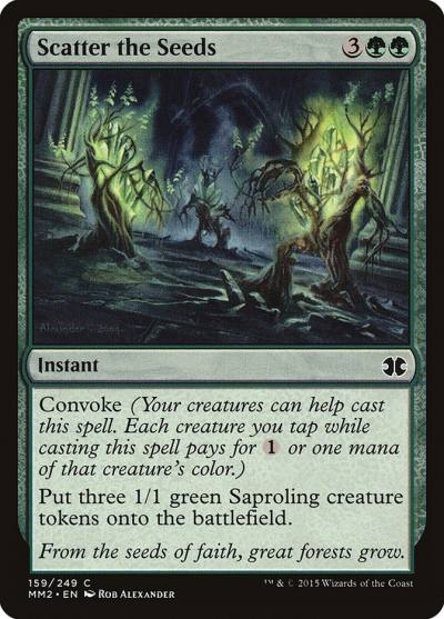 Scatter the Seeds MM2-159 Modern Masters 2015 Magic card