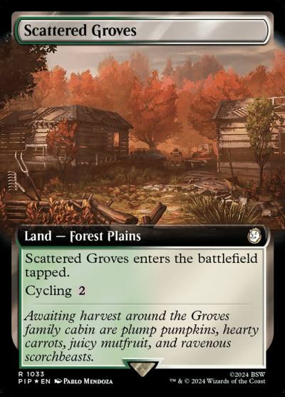Scattered Groves PIP-1033 Fallout Magic card