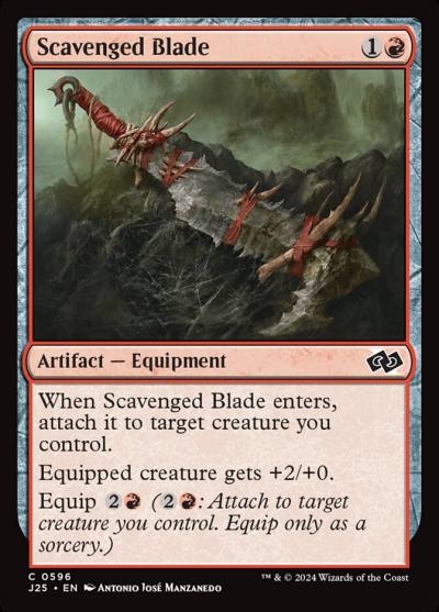Scavenged Blade J25-596 Foundations Jumpstart Magic card