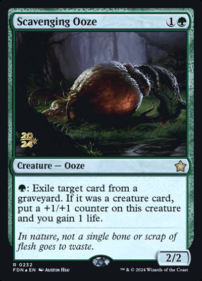 Scavenging Ooze PFDN-232S Foundations Promos Magic card
